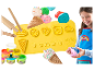Jeu Play-Doh de fabrication de glaces avec de la pâte à modeler.