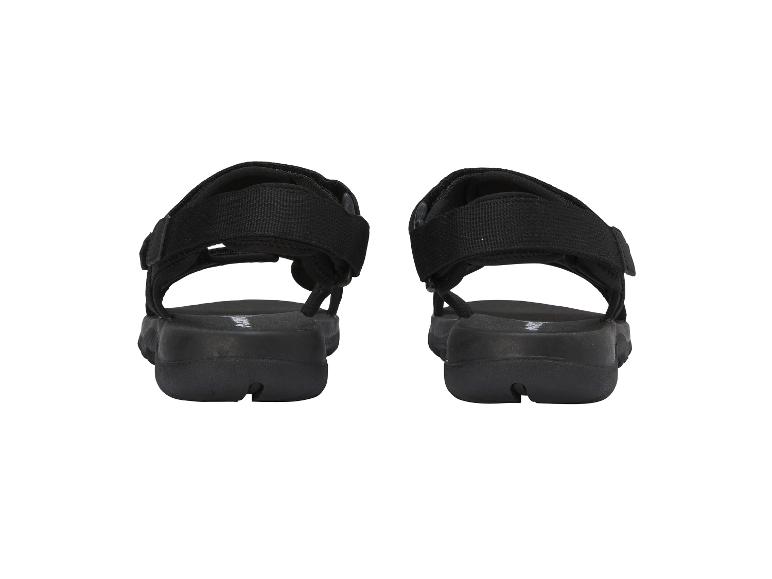 Paire de sandales noires pour hommes, vue arrière