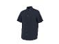 Chemise homme bleu marine à manches courtes et boutonnée