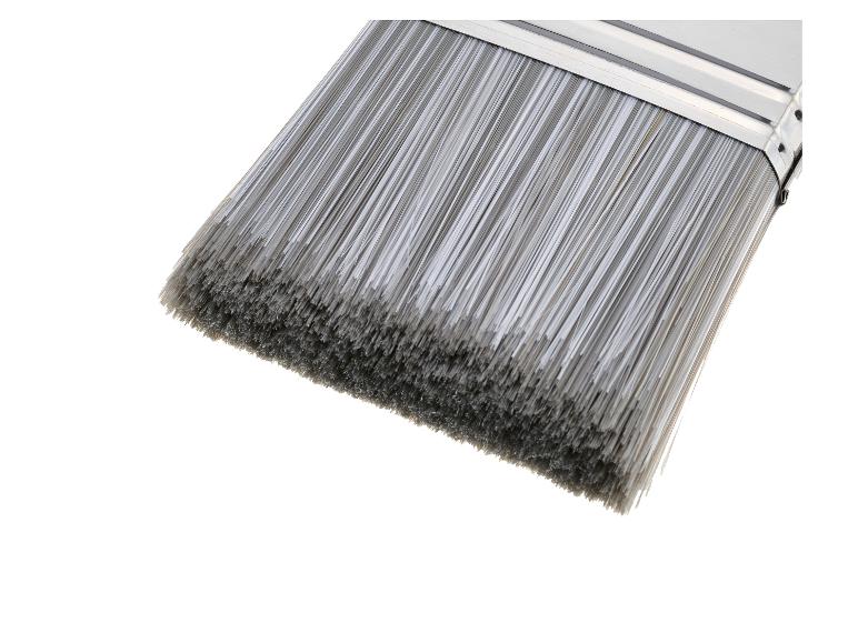 Gros plan des poils d'un pinceau