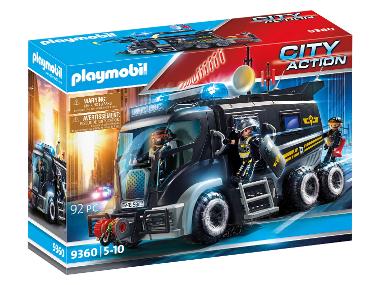 Playmobil - 9360 Camion des policiers d'élite avec sirène
