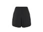 Short de sport noir avec taille élastique.