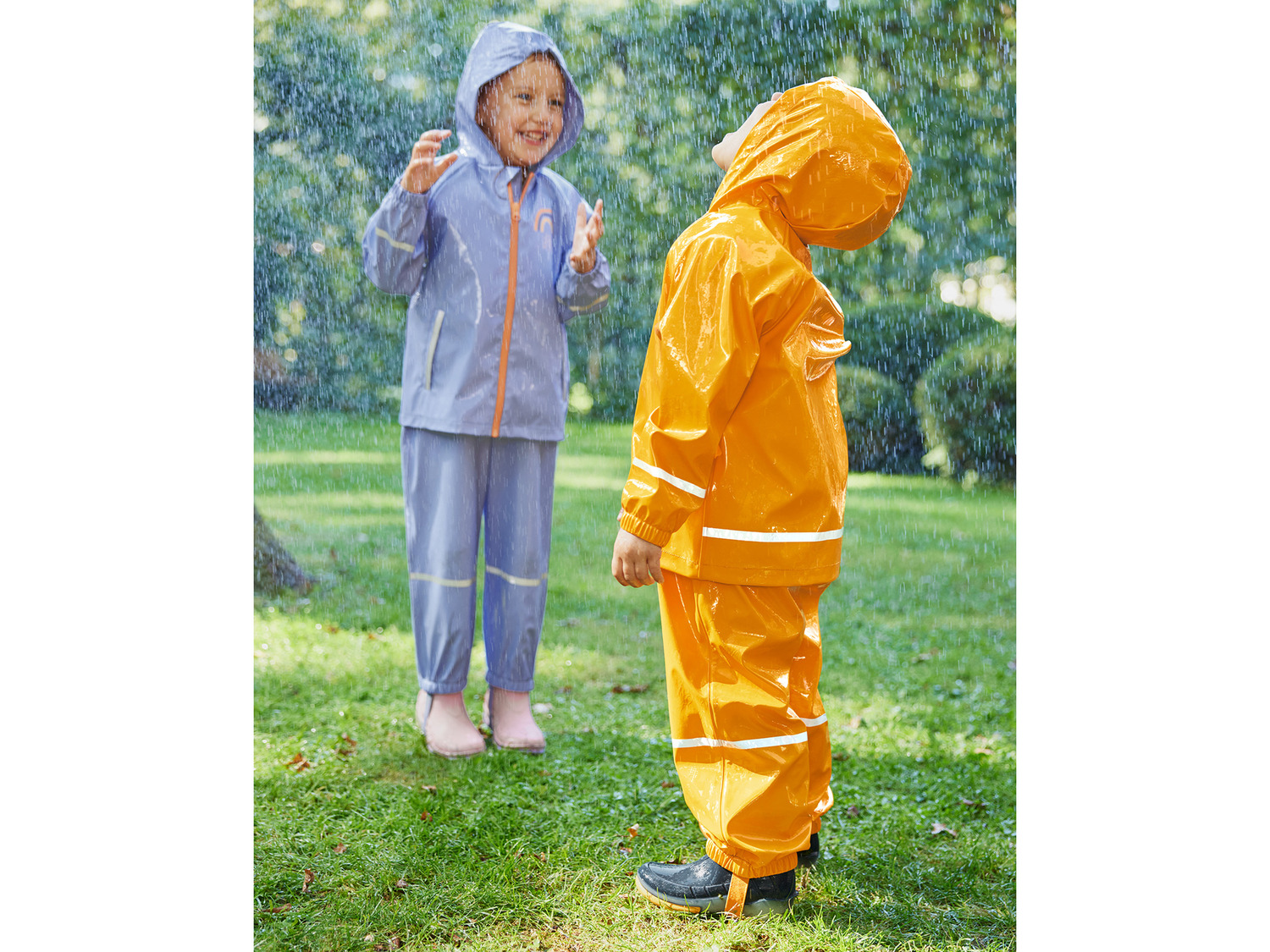 CeLaVi – Combinaison De Pluie Bébé Garçon – Veste + Salopette Imperméable (Colonne D’Eau 5000 Mm) – Taille 80, Couleur Jaune