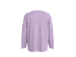 Sweat-shirt violet clair à manches longues, vue de dos