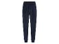 Pantalon de survêtement bleu marine avec ceinture élastique.