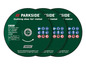 Trois disques de coupe Parkside pour métal.