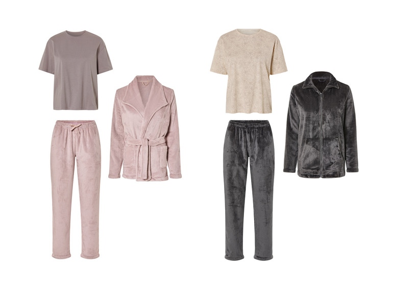 Pyjama Femme Sadie Marlon - Ensemble Manches Courtes Léger 80% Polyester 20% Coton - Taille élastique Et Poche Poitrine