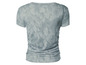 Un t-shirt gris à imprimé serpent.