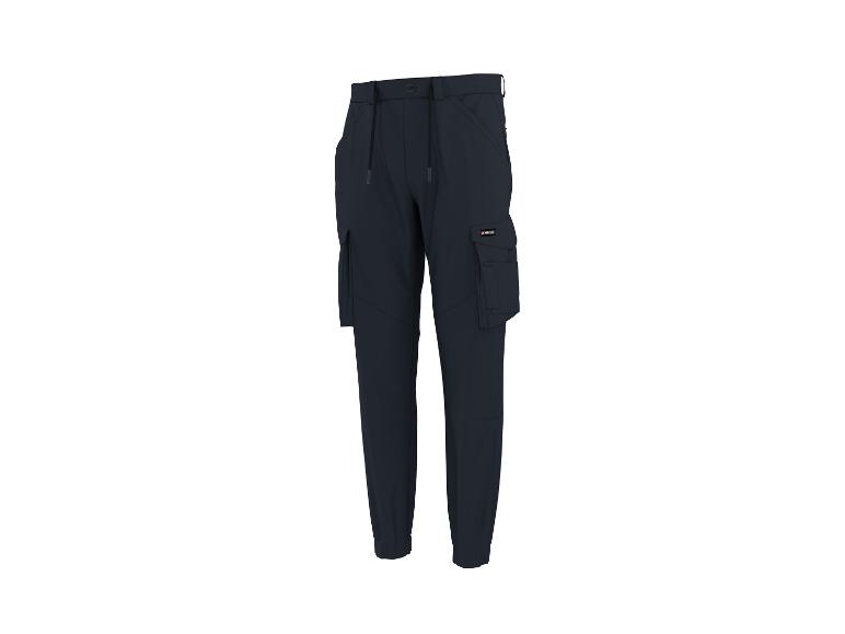 Pantalon cargo bleu marine pour homme PARKISDE avec cordons à la taille