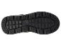 Semelles en caoutchouc noir pour chaussures de sport.