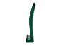 Support de tuyau d'arrosage en plastique vert, vue latérale