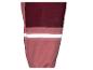 Pantalon rose et bordeaux avec une bande réfléchissante.