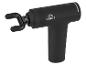 Appareil de pistolet de massage noir avec un embout en forme de U
