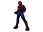 Un puzzle de Spiderman dans sa tenue rouge et bleue.