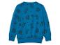 Sweat-shirt bleu enfant, motif Spider-Man, toiles d'araignées.