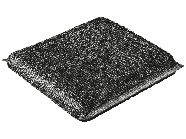 Éponge à récurer métallique gris foncé