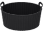 Moule de cuisson en silicone noir avec poignées