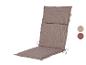 Coussin de chaise longue marron avec attaches, marque LIVARNO