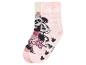 Deux paires de chaussettes douces Minnie Mouse, une rose rayée et une à motif Minnie.