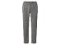 Pantalon de jogging gris pour homme avec cordon de serrage et bouton