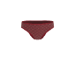 Culotte classique rouge pour femme avec motif à carreaux.