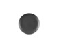Une assiette ovale noire.