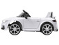 Voiture jouet électrique blanche Audi