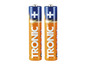 Deux piles AA de la marque Tronic.