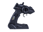 Télécommande pistolet noire pour voitures miniatures.