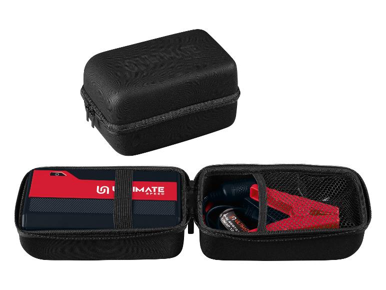Coffret Ultimate Speed : booster de batterie et câbles de démarrage.