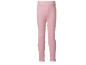 Legging rose pour enfant avec taille élastique et fausses poches