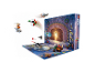 Calendrier de l'Avent de Noël avec des jouets sur le thème de l'espace