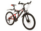 VTT Zundapp noir et rouge avec freins à disque