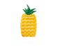 Matelas gonflable ananas jaune et vert pour la piscine.