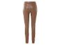 Leggings marron en simili cuir tendance.