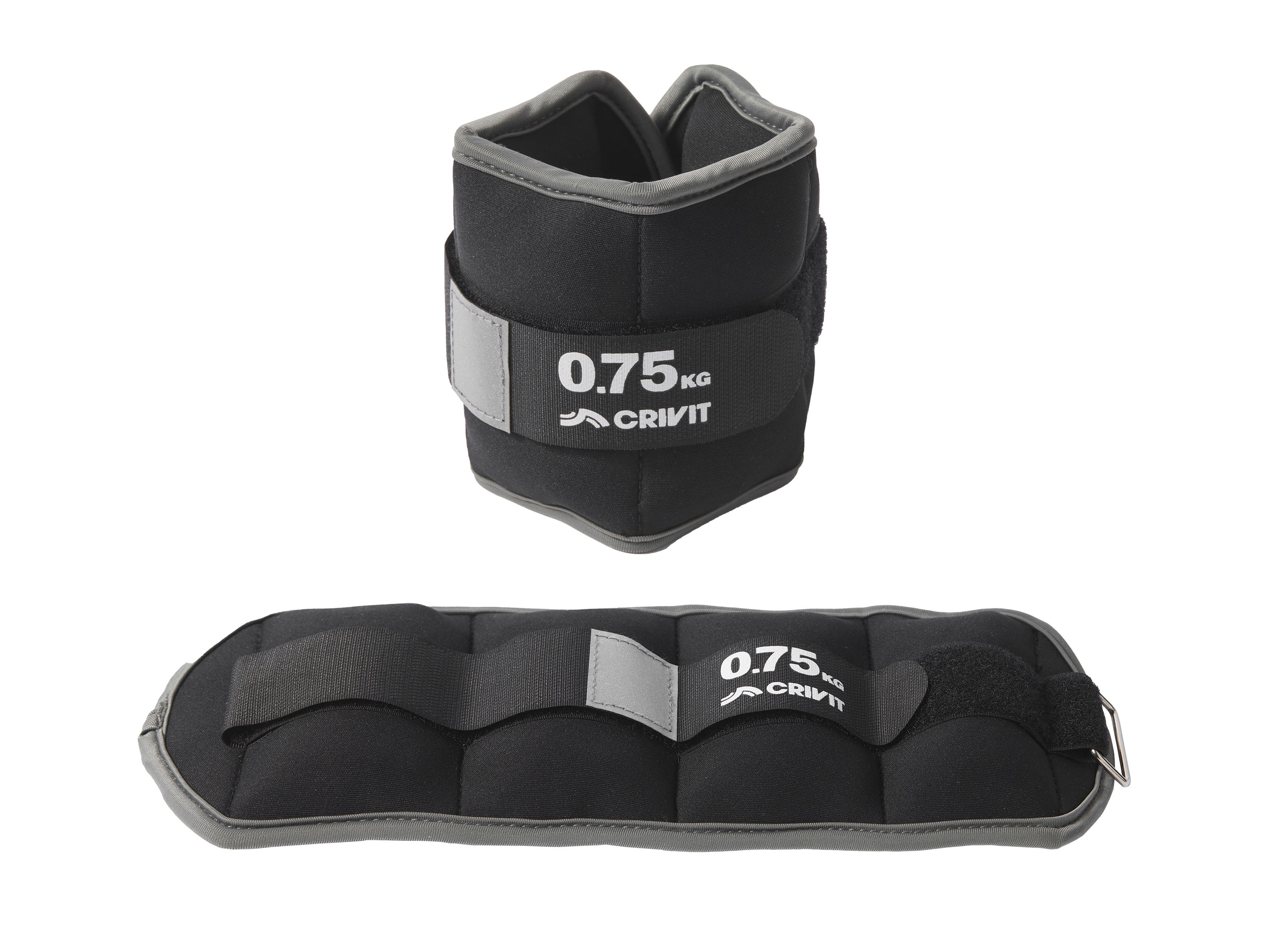 CRIVIT Lot de 2 bandes lestées de 0,75 kg