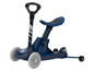 Une trottinette Playtive bleue avec un siège.