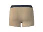 Boxer beige avec une bande marine