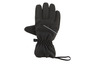 Gants noirs avec une sangle élastique au poignet.