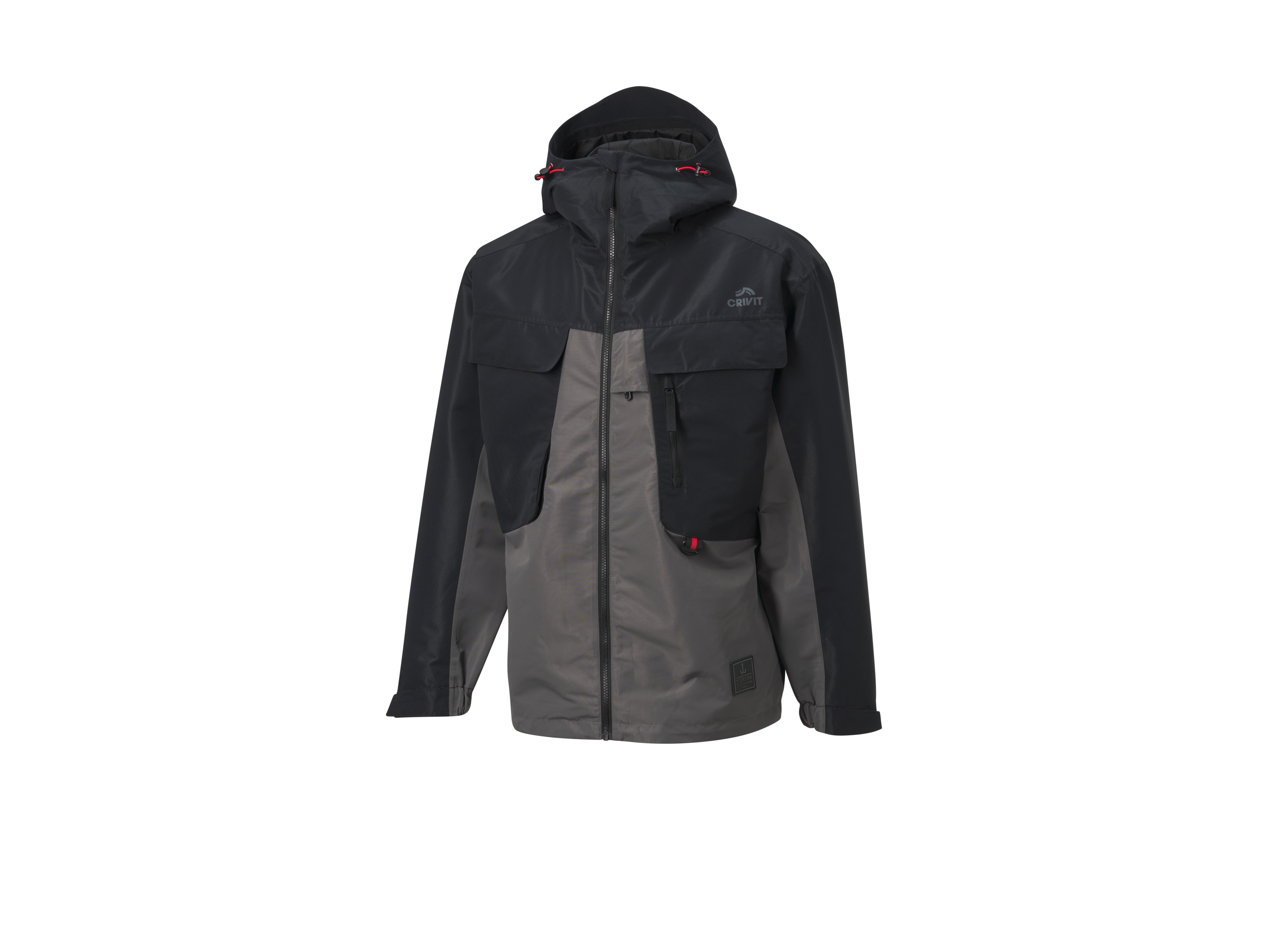 CRIVIT Veste homme (noir/gris, S)