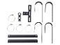 Supports de montage, colliers de serrage et outils pour un support TV.