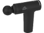 Pistolet de massage noir avec tête ronde et poignée