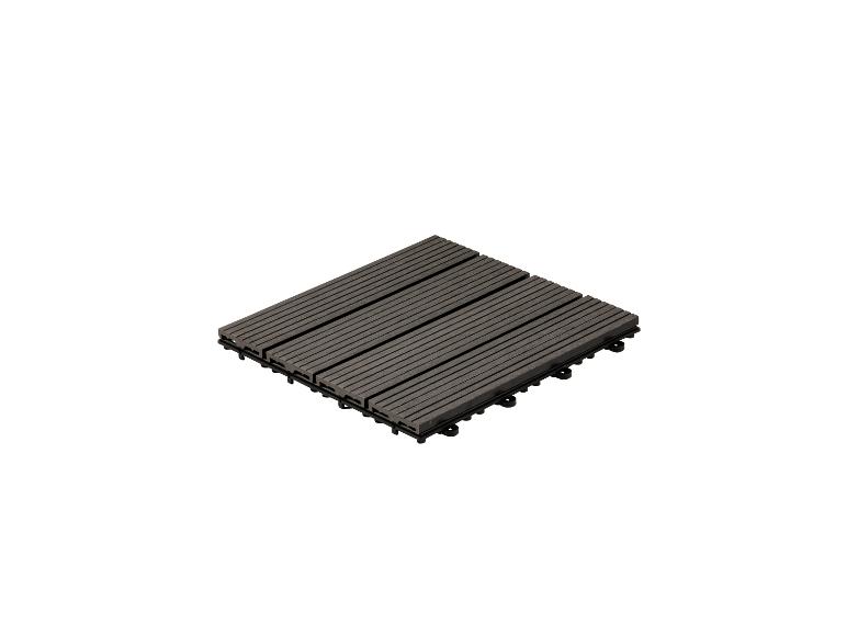 Dalles de terrasse composites grises pour l'extérieur
