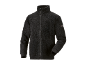Veste polaire noire pour homme avec fermeture éclair