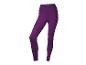 Legging violet taille haute avec empiècements.