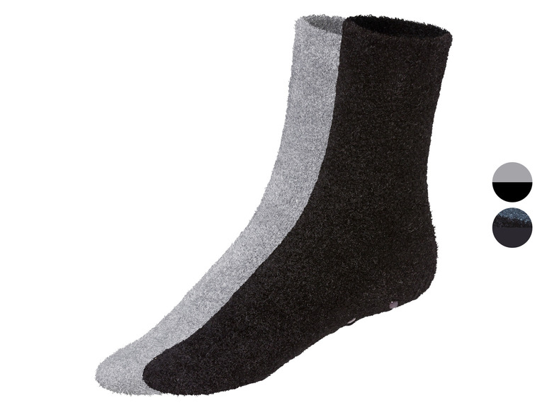 Aller en mode plein écran : LIVERGY® Lot de 2 paires de chaussettes homme - Image 1