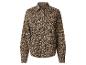 Chemise à manches longues pour femme avec imprimé léopard.