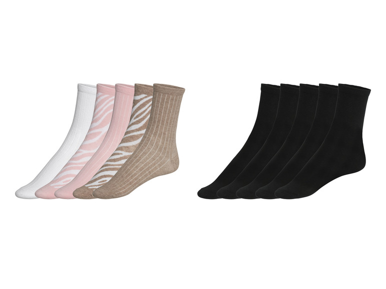 esmara® Lot de 5 paires de chaussettes femme