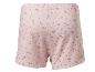 Shorty rose pour fille avec motif cœurs