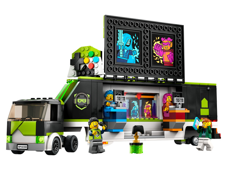 Aller en mode plein écran : LEGO® City Le camion de tournois de jeux vidéo - Image 2
